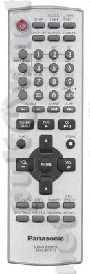 N2QAJB000132 оригинальный пульт для музыкального центра PANASONIC SC-PM31EE-S и других