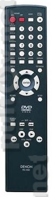 RC-982 пульт для DVD-плеера Denon DVD-1710 и DVD-1910
