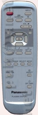 EUR646530 оригинальный пульт для плазменной панели Panasonic TH-37PW5RZ и других