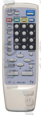 RM-C1261 неоригинальный пульт для телевизора JVC