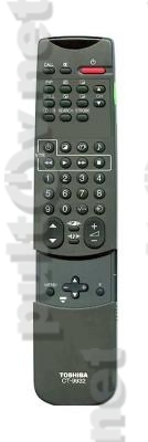 CT-9932 пульт для телевизора TOSHIBA 34N9UXC и других