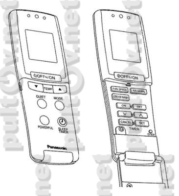 CWA75C2311 пульт для кондиционера Panasonic CS-ME7CKPG и других