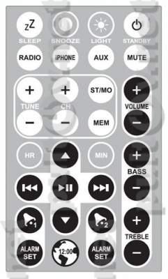 Lenco iPD-4600 пульт для портативной акустики Lenco iPod Ball Sound Station 2