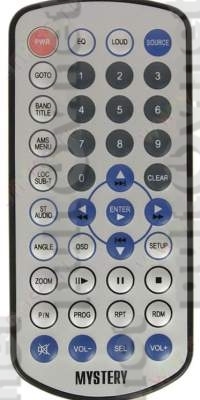 MMTD-9105S (DVD4) пульт для автомагнитолы (вариант 1)