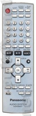 N2QAYB000257 пульт для музыкального центра PANASONIC SC-PMX3