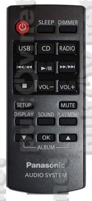N2QAYC000080 пульт для музыкального центра Panasonic SC-HS18