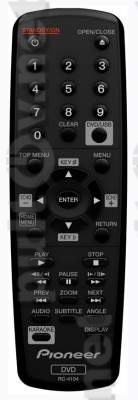 RC-4104 пульт для DVD-плеера Pioneer DV-2042K
