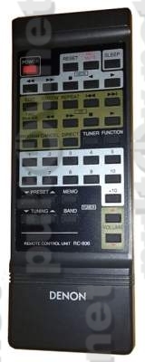 RC-806, RC-807 пульт для музыкальной системы DENON D-F07