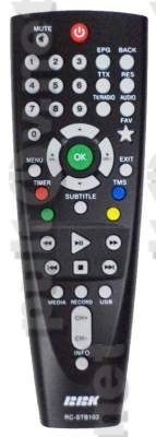 RC-STB103 пульт для телевизионного ресивера BBK STB103