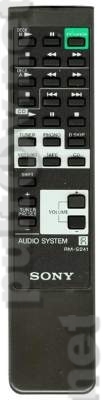 RM-S241 пульт для музыкального центра SONY HCD-241 и других